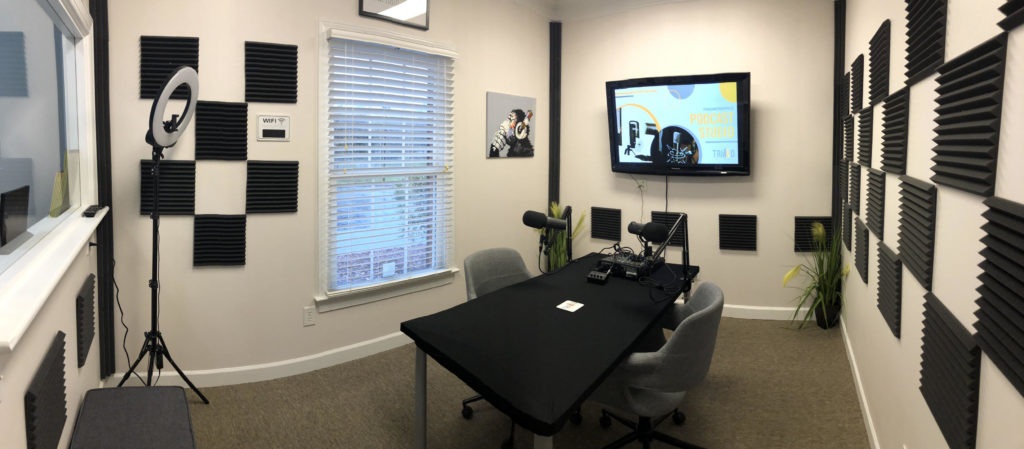 The Podcast Studio in Triad Workspace