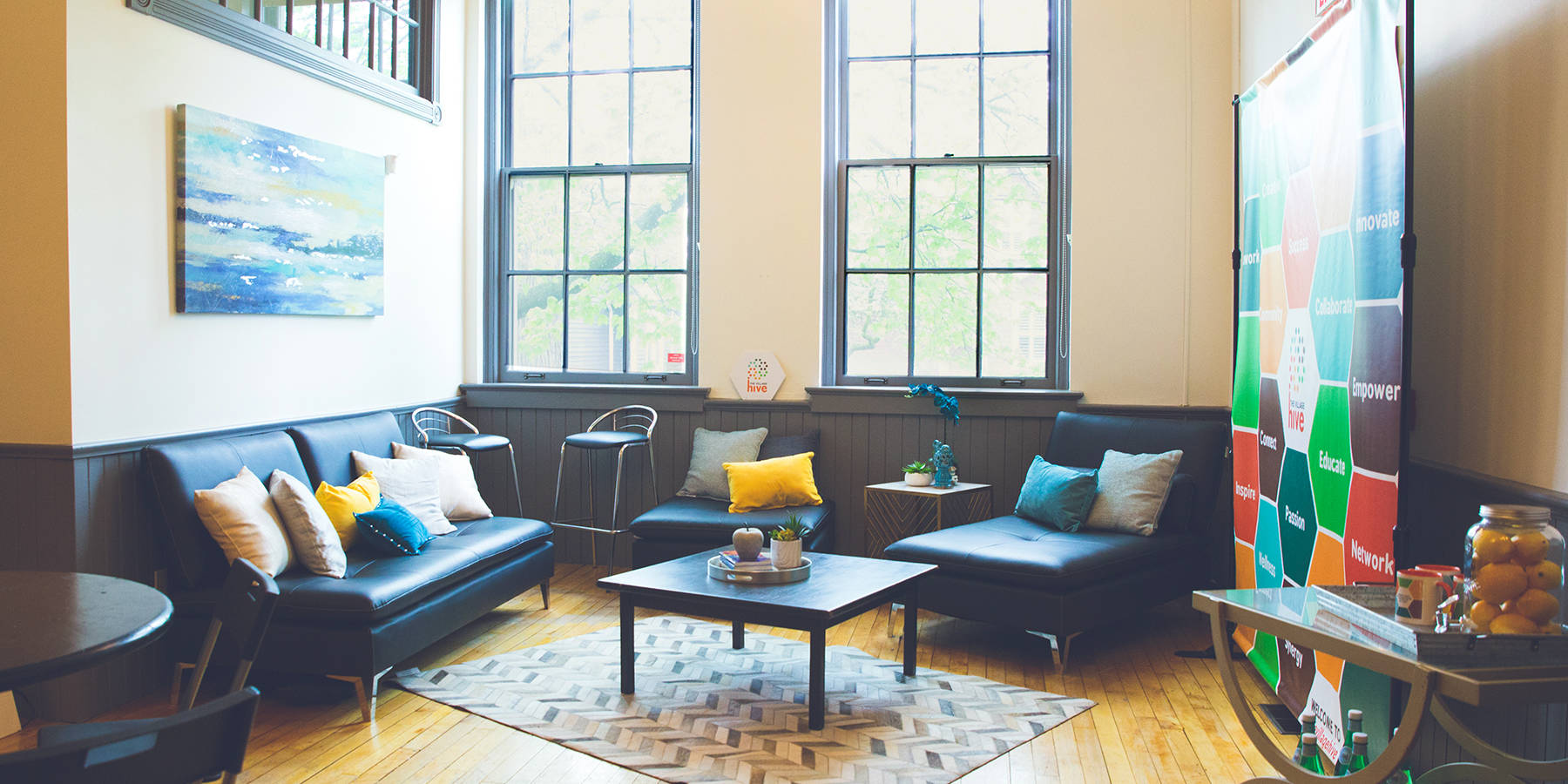 Village Hive coworking space located in Toronto, Canada.