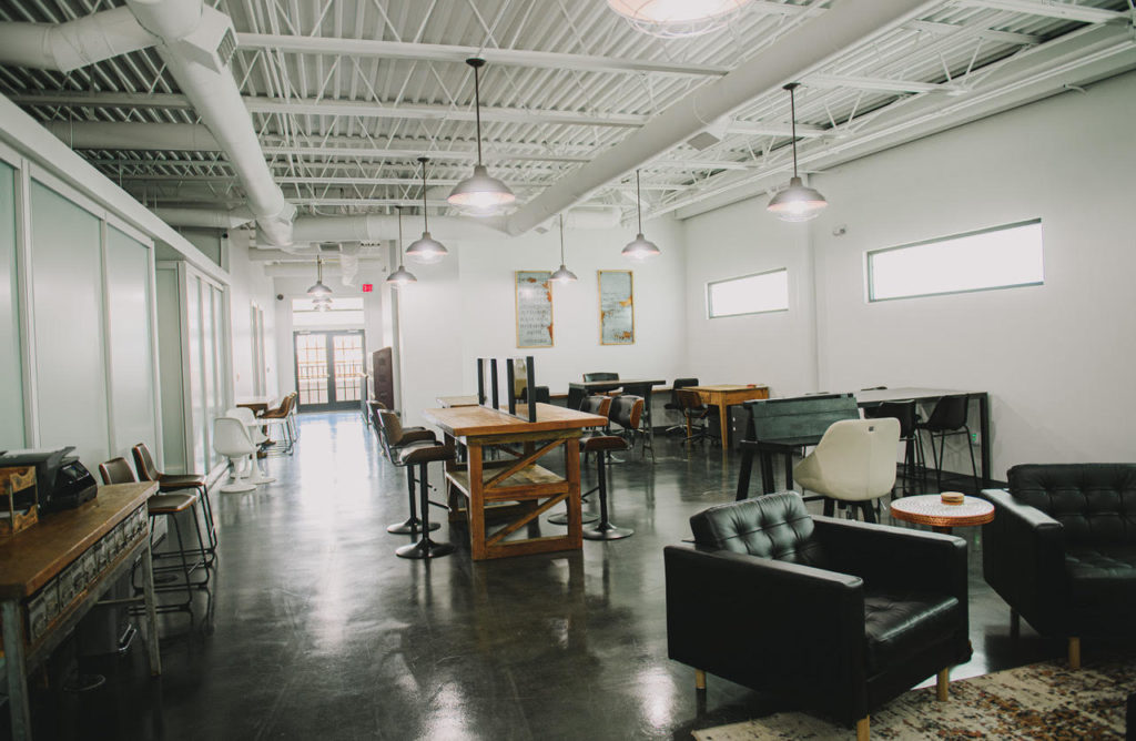 Open office coworking at Old Town Headquarters