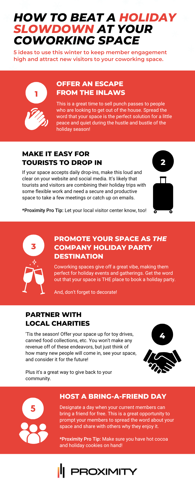 coworking holiday infographic